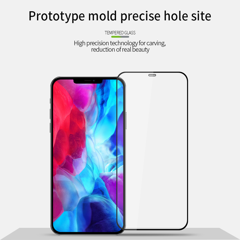 Pinwuyo Anti-Explosion In Voller Größe 2.5d 9H Tempered Glasicre-Schutzfolie Für IPhone 12 Pro Max. 6.7-Zoll