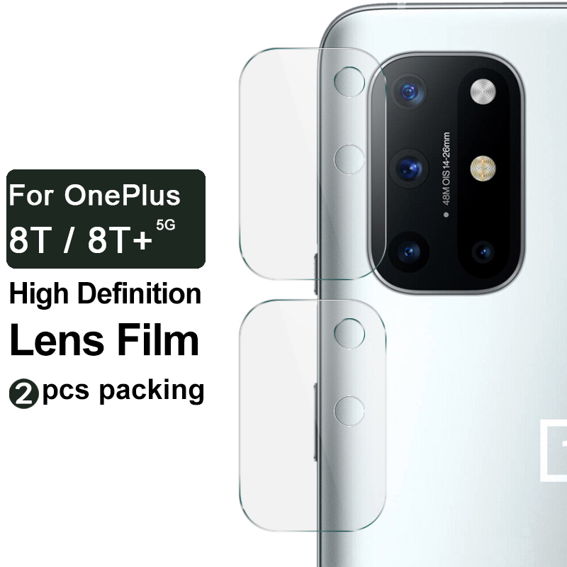 IMAK 2Pcs/Pack High Definition Glass Camera Lens Protector for OnePlus 8T-18