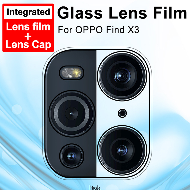 Imak High Definish Integrated Anti-Scratch Tempered Lens Película Para Oppo Encuentra X3 Pro / OPPO Encuentra X3