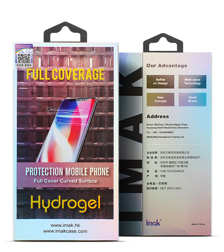 IMAK 2pcs/set Full Lopage Ultra Clear TPU Hydrogel Film III Задний Защитник Для OnePlus 9 Pro/10 Pro