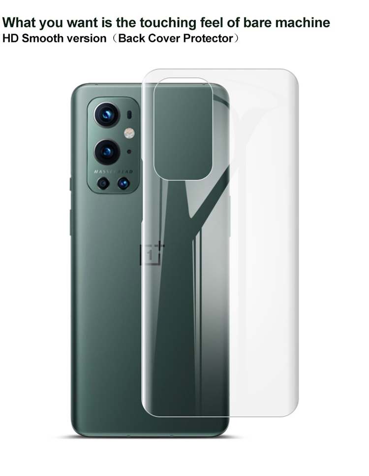 IMAK 2pcs/set Full Lopage Ultra Clear TPU Hydrogel Film III Задний Защитник Для OnePlus 9 Pro/10 Pro