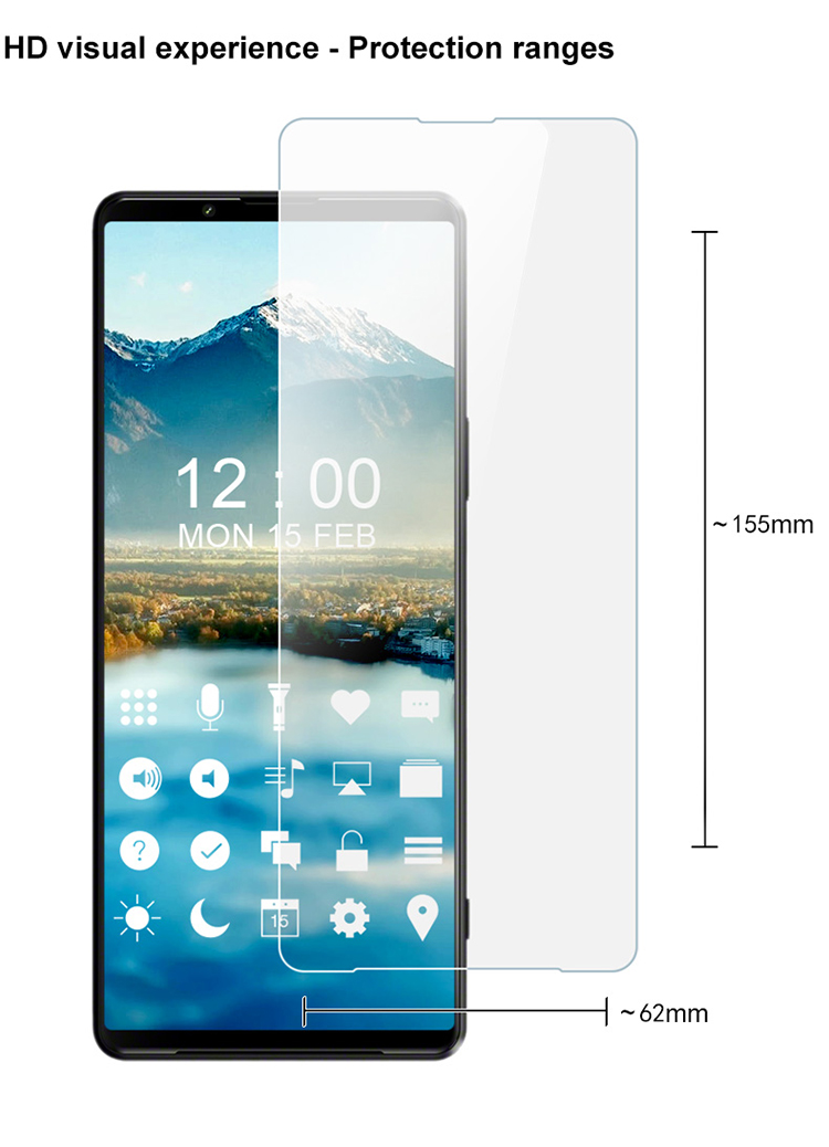 IMAK Arm-serie Soft TPU Explosionssicherer Ultra-clear-screenfilm Für Sony Xperia 1 III 5G