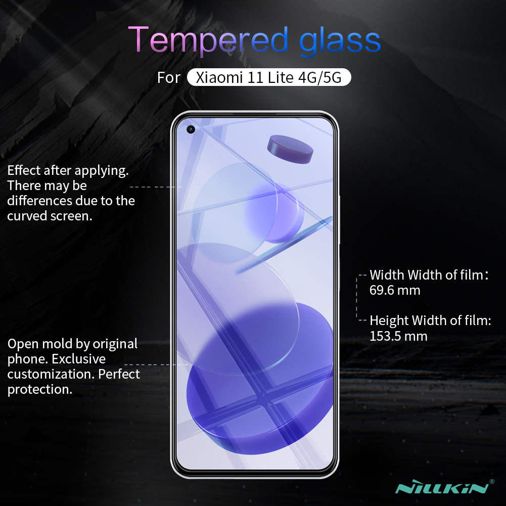 NILLKIN for Xiaomi Mi 11 Amazing H+PRO 9H Tempered Glass Ultra Transparency Anti-Explosion Screen Protector Film-11
