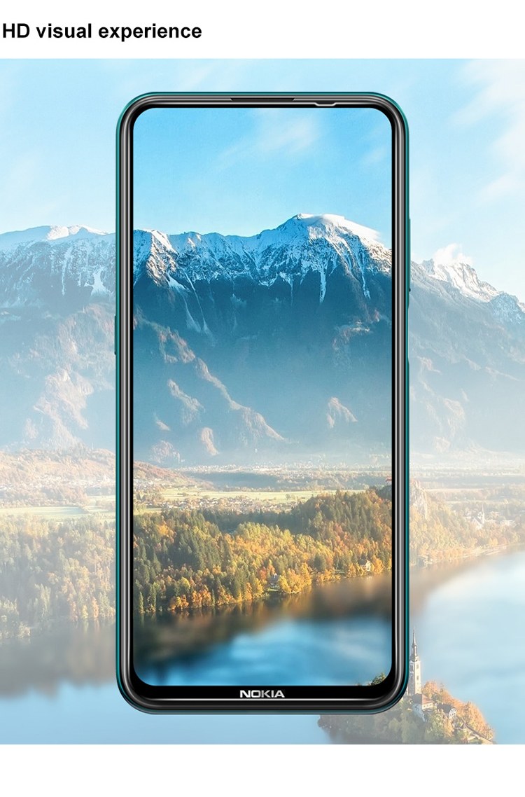 IMAK Pro+ Series Full Glue HD Complete Covering Tempered Glass Screen Film for Nokia X10/ X20-4
