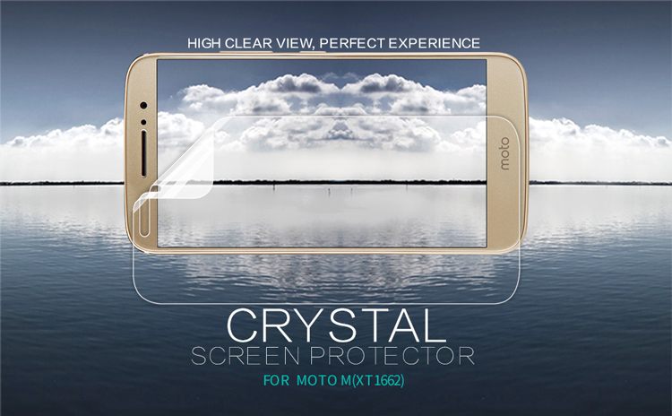 NILLKIN for Motorola Moto M (MT1662) Anti-fingerprint Crystal Clear Screen Film Protector-1