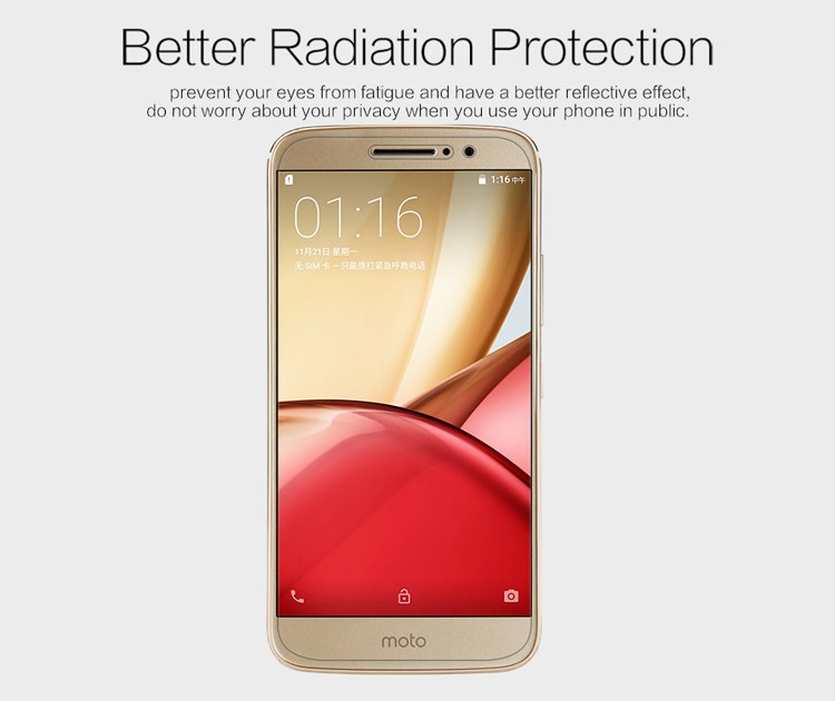 NILLKIN Matte Anti-scratch LCD Screen Guard Film for Motorola Moto M (XT1662)-2