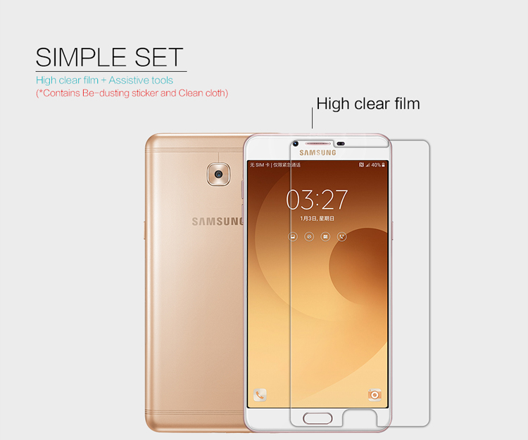NILLKIN Samsung Galaxy C9 Pro Crystal Clear Screen Protector Film-6