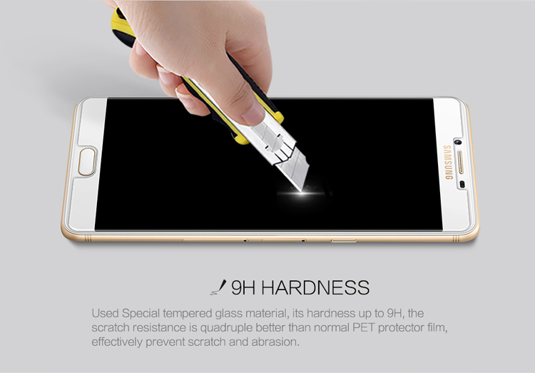 NILLKIN Amazing H+PRO Tempered Glass Screen Protector Anti-Explosion for Samsung Galaxy C9 Pro-5