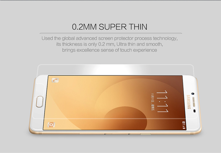 NILLKIN Amazing H+PRO Tempered Glass Screen Protector Anti-Explosion for Samsung Galaxy C9 Pro-2