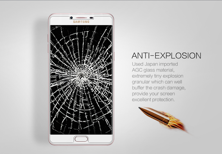 NILLKIN Amazing H+PRO Tempered Glass Screen Protector Anti-Explosion for Samsung Galaxy C9 Pro-4