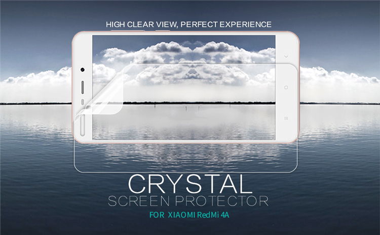 NILLKIN for Xiaomi Redmi 4a Anti-fingerprint Crystal Clear Screen Film Protector-1