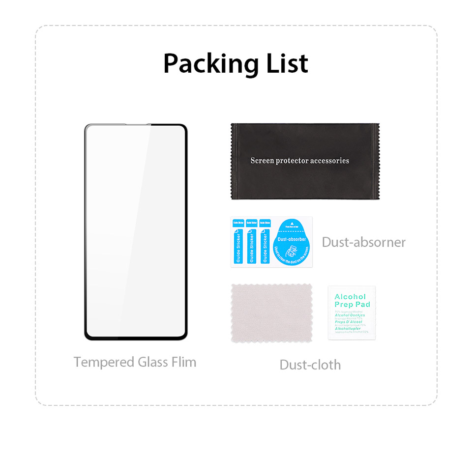DUX DUCIS for Xiaomi Poco F4 5G / Redmi K40S 5G Anti-fingerprint Medium Alumina Tempered Glass Screen Protector Full Glue 0.33mm Anti-explosion Complete Covering 9D Film-11