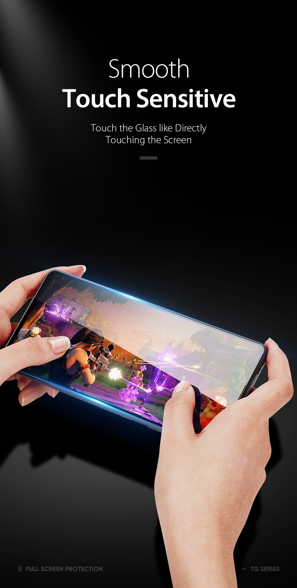 DUX DUCIS for Xiaomi Poco F4 5G / Redmi K40S 5G Anti-fingerprint Medium Alumina Tempered Glass Screen Protector Full Glue 0.33mm Anti-explosion Complete Covering 9D Film-7
