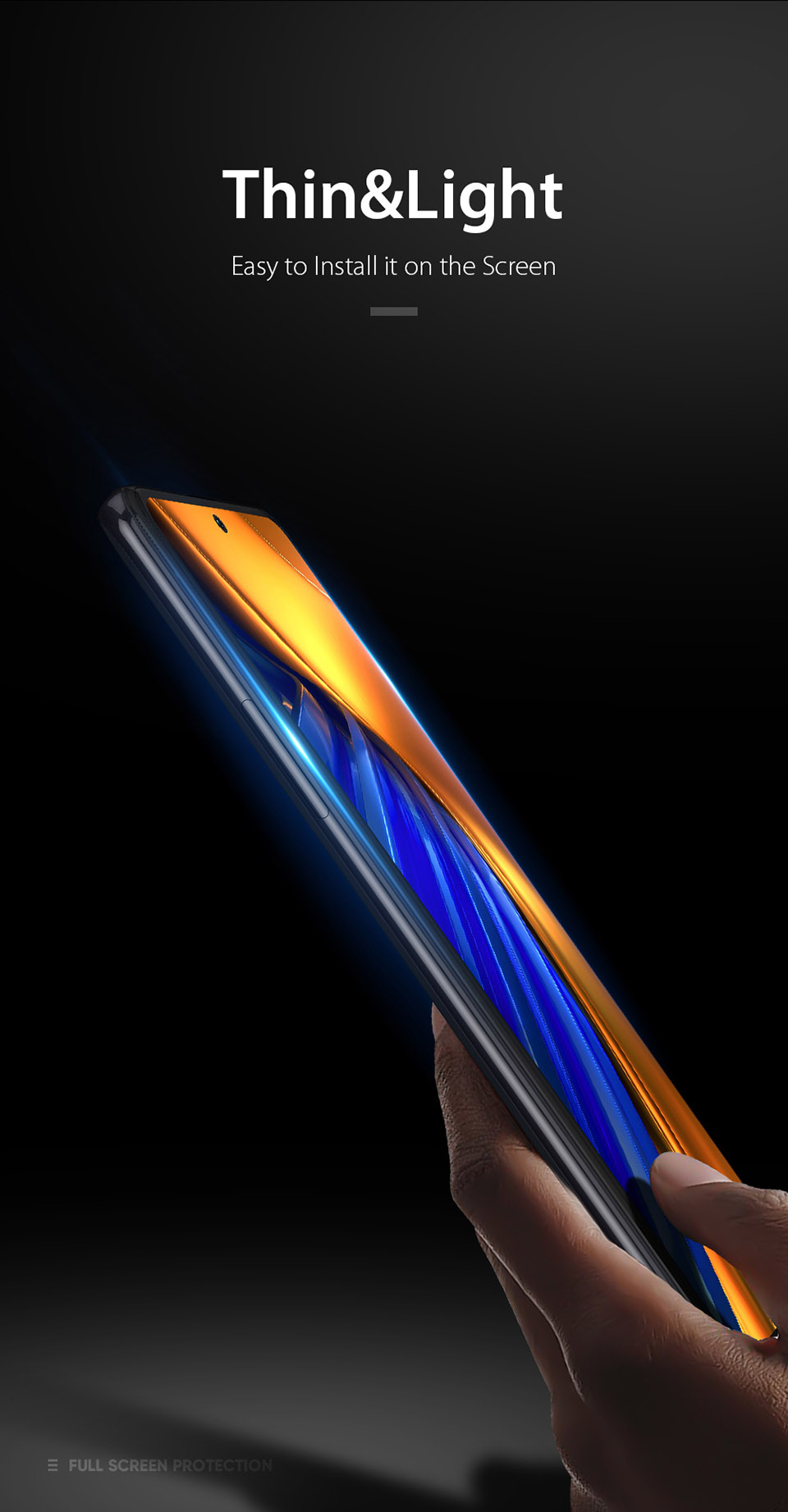 DUX DUCIS for Xiaomi Poco F4 5G / Redmi K40S 5G Anti-fingerprint Medium Alumina Tempered Glass Screen Protector Full Glue 0.33mm Anti-explosion Complete Covering 9D Film-8