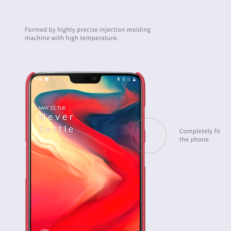 Nillkin Super Frosted Shield Hard PC Case Para OnePlus 6 - Preto
