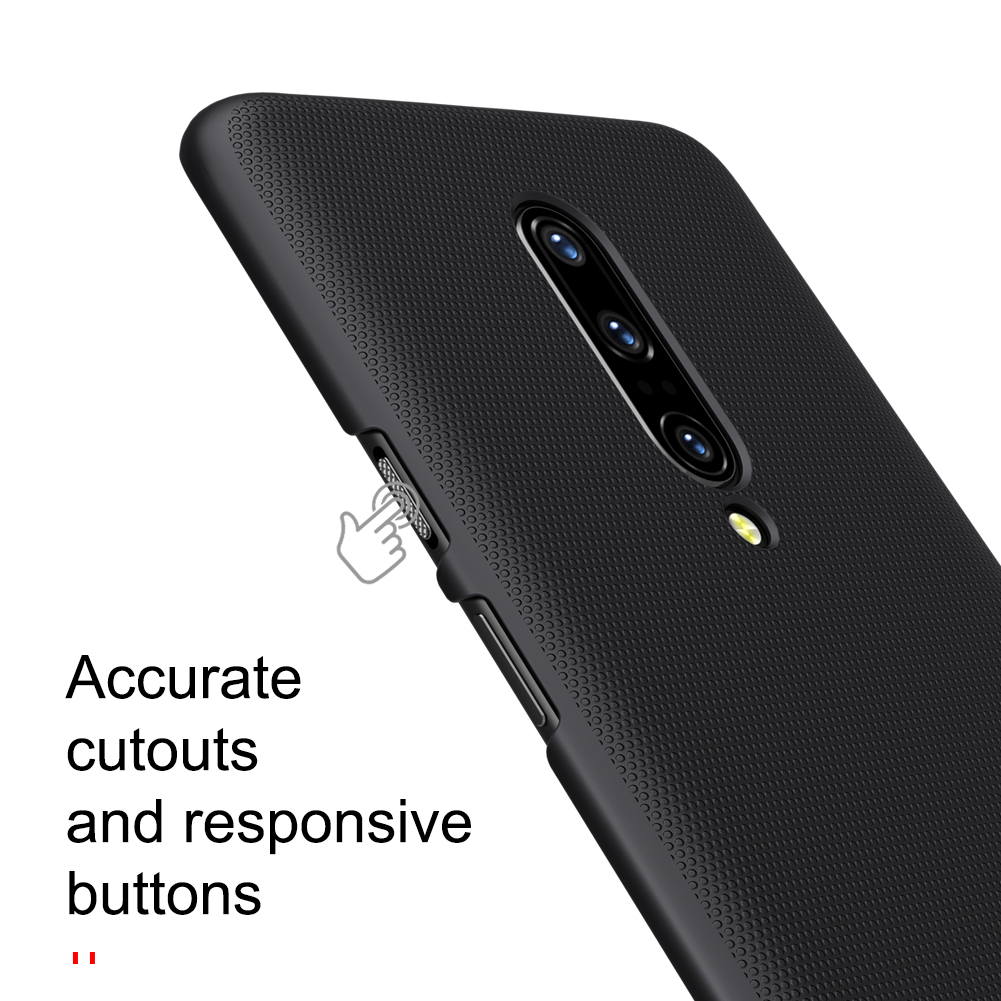 Nillkin Super Frosted Shield Matte PC Mobile Boîtier Pour OnePlus 7 Pro - le Noir