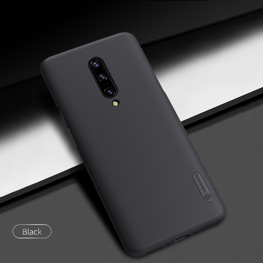 Nillkin Super Frosted Shield Matte PC Mobile Boîtier Pour OnePlus 7 Pro - le Noir