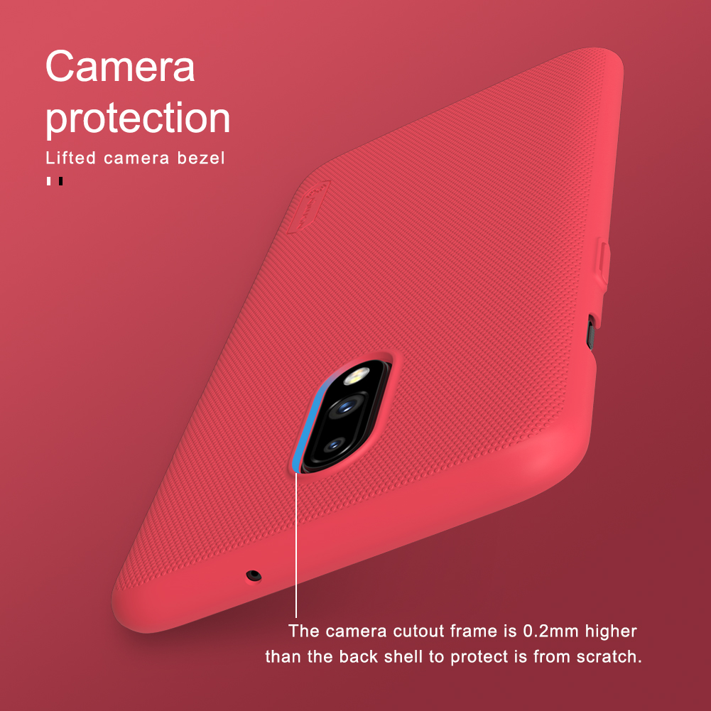 Copertina Mobile PC Matte PC Shield NILLKIN Supered Per OnePlus 7 - Nero