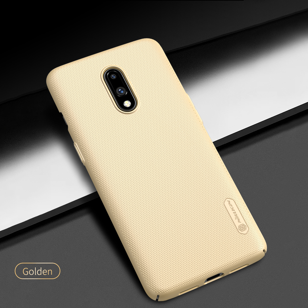 Super Frosted Shield Matte PC Super Frosted Shield Mobile Cover Для OnePlus 7 - Черный