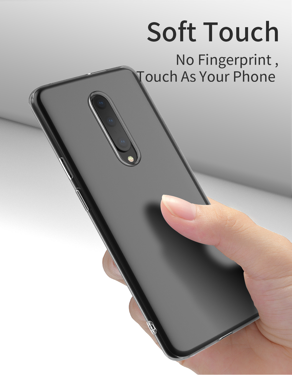 X-уровни Анти-slip Soft TPU Case Для OnePlus 7