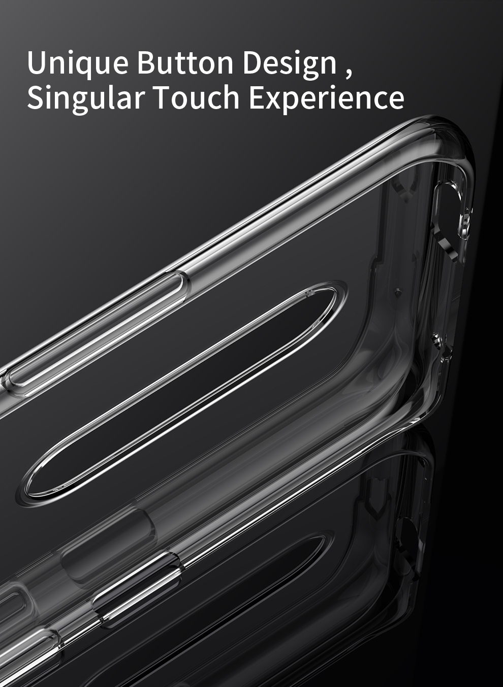 Caixa de Celular TPU de TPU Soft-slip de Nível x Para OnePlus 7