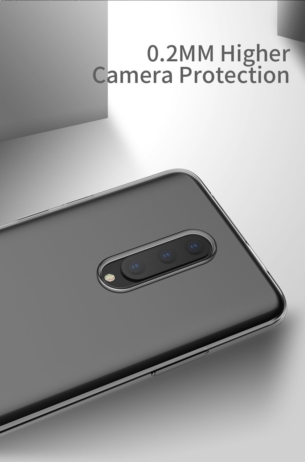 Custodia Per Cellulare TPU Anti-slip a Livello x Per OnePlus 7