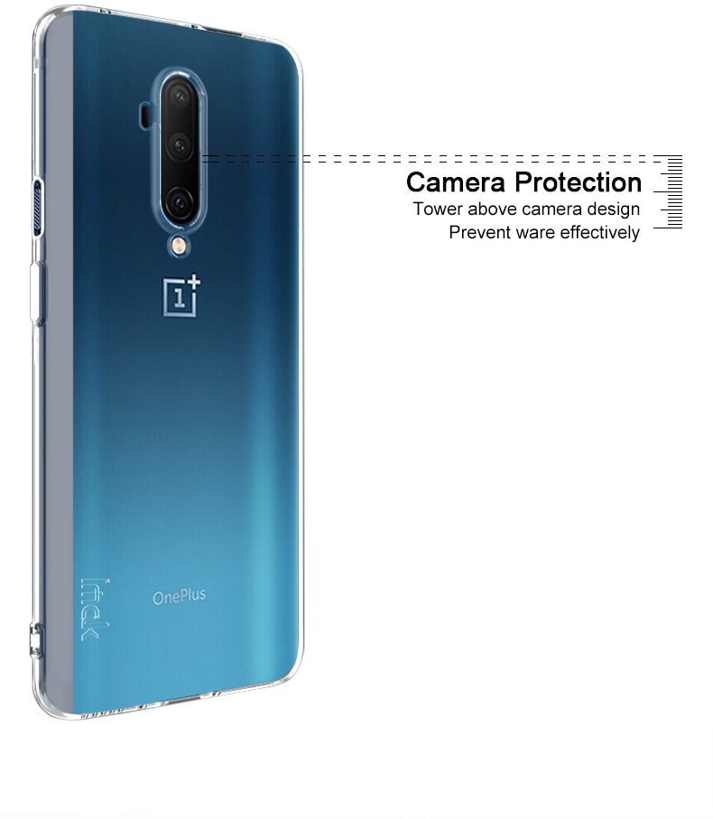 IMAK UX-5 Silt Soft TPU Celo Capa Tape de Casa de Oneplus 7T Pro