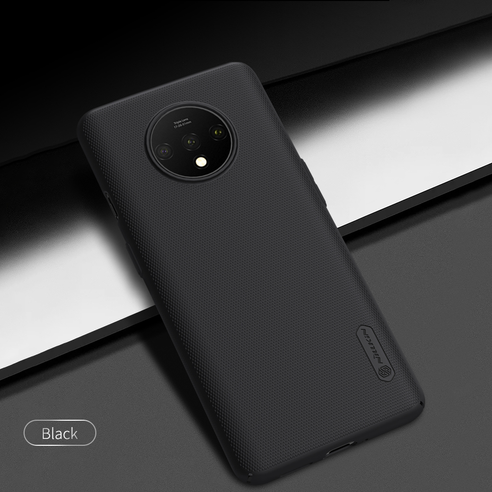 Nillkin Matte Shield PC Hartes Deckungsgehäuse Für OnePlus 7t - Schwarz