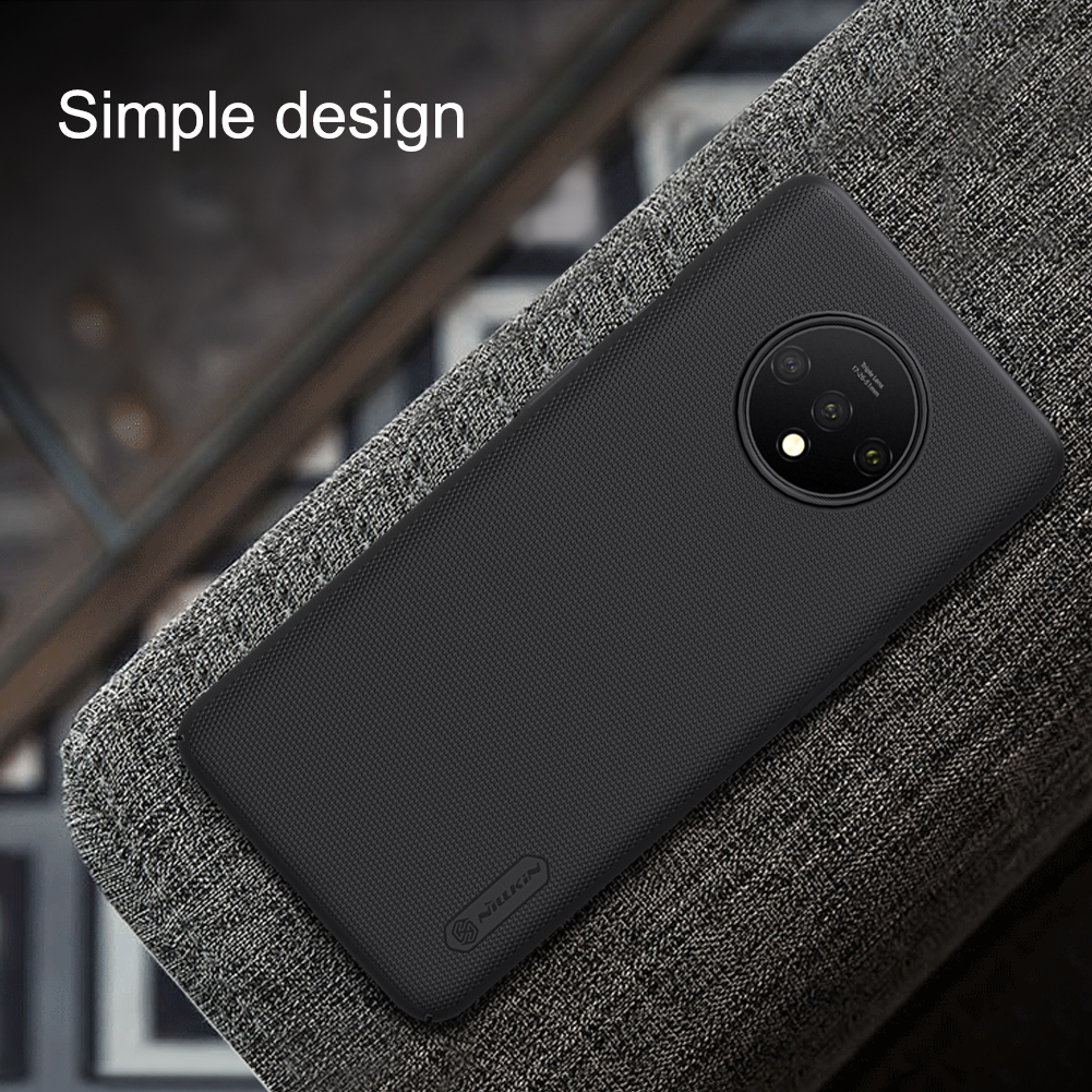 Nillkin Matte Shield PC Hard Cover Basing Pour OnePlus 7T - le Noir