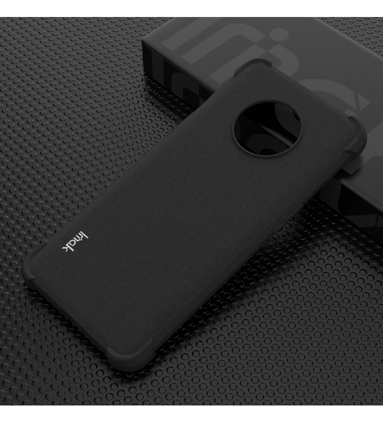 Imak Pour la Couverture Téléphonique Soft TPU OnePlus 7T Sofky [avec Film de Protecteur D'écran] - Transparent