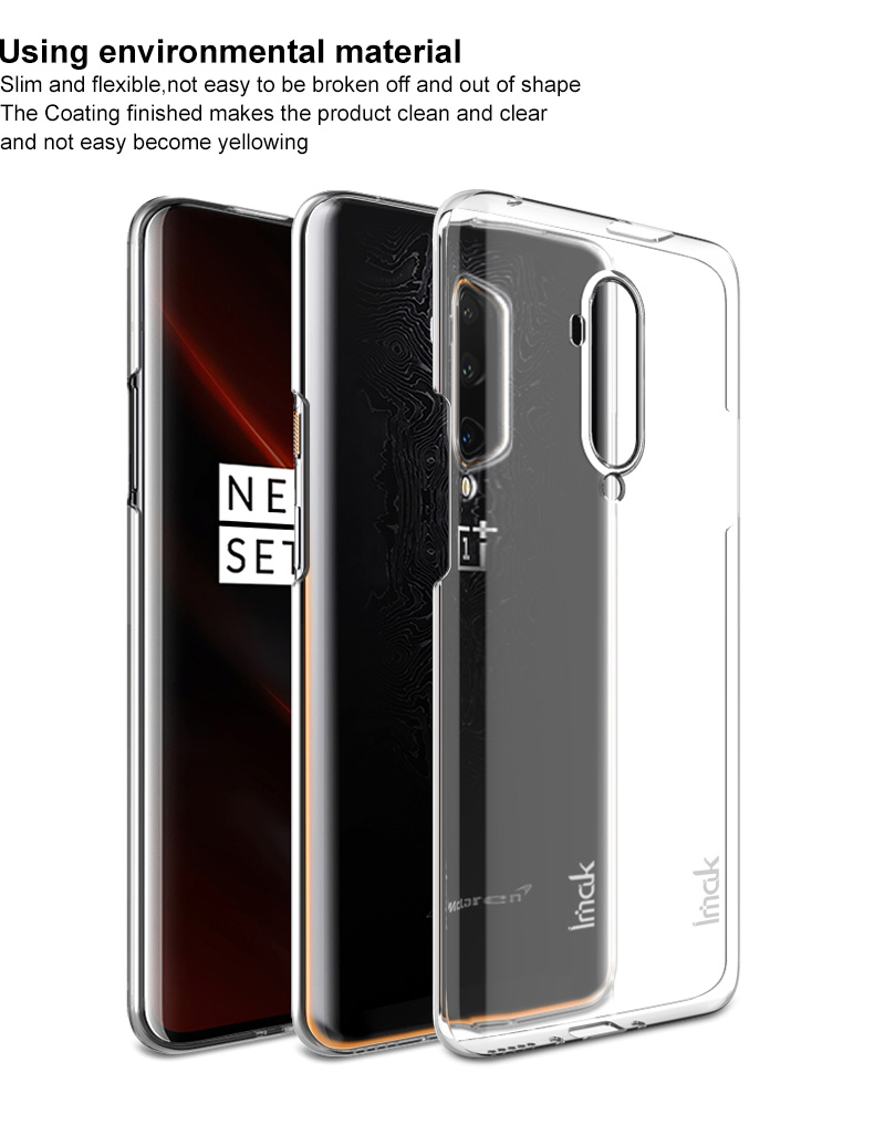 IMAK Crystal Case II Pro Para o OnePlus 7T Pro Scratch Scratt Clear PC Caixa de Telefone Para PC