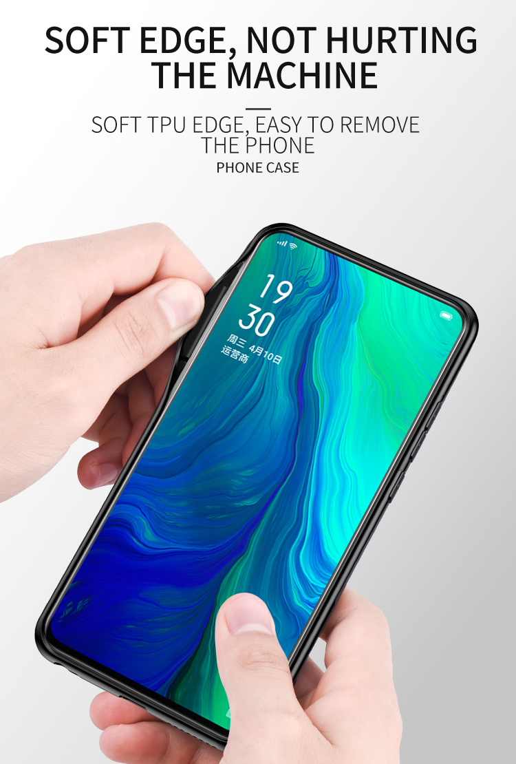 Для OnePlus 7t Pro Tlash Texture PC + Combo Combo Phole Cocke Comploy Tpu - Черный