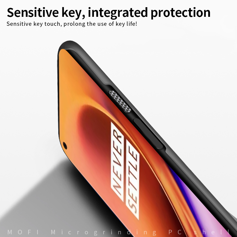 MOFI Shield Matte Plastique Back Back Thelphone Pour OnePlus 8 Pro - or Rose