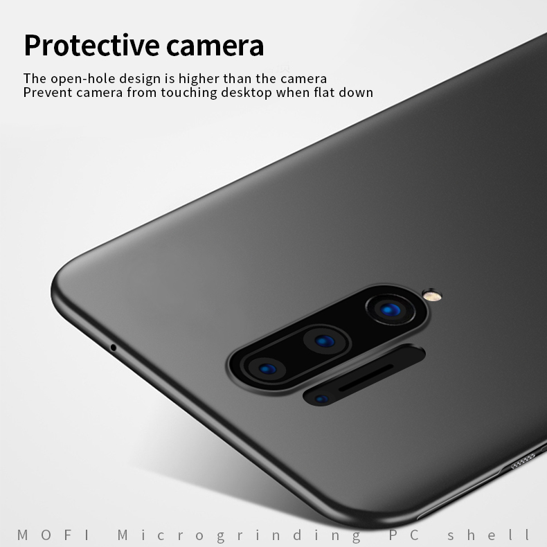 MOFI Shield Matte Plastic Back Handy Hülle Für OnePlus 8 Pro - Schwarz