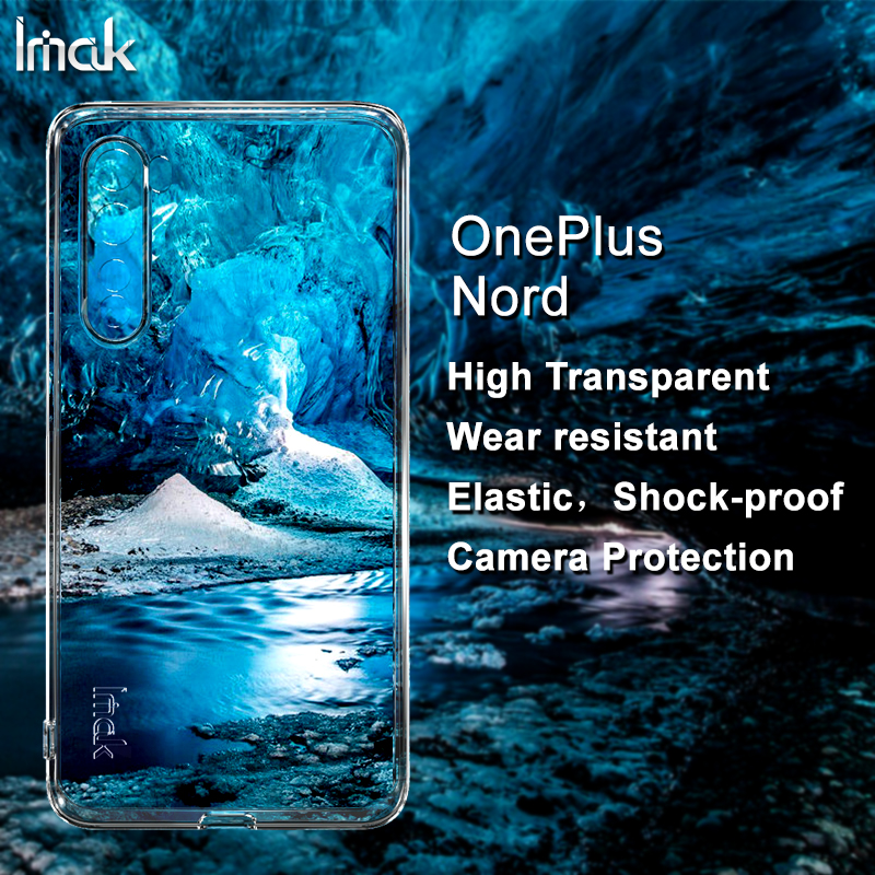 Case de Coque TPU de la Série IMAK UX-5 Pour OnePlus Nord