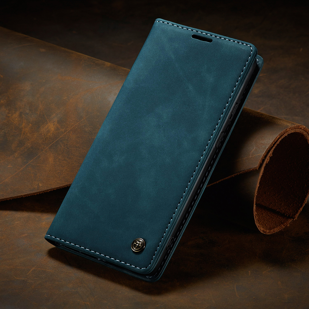 Serie Caseme 013 Custodia Per la Protezione Del Portafoglio in Pelle Auto-assorbita Per OnePlus Nord - Nero