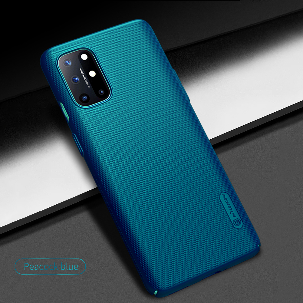 Nillkin Super Frosted Shield Protective Pc-abdeckung Für OnePlus 8t-fall Anti-kratzer-dropschutzschutz - Schwarz