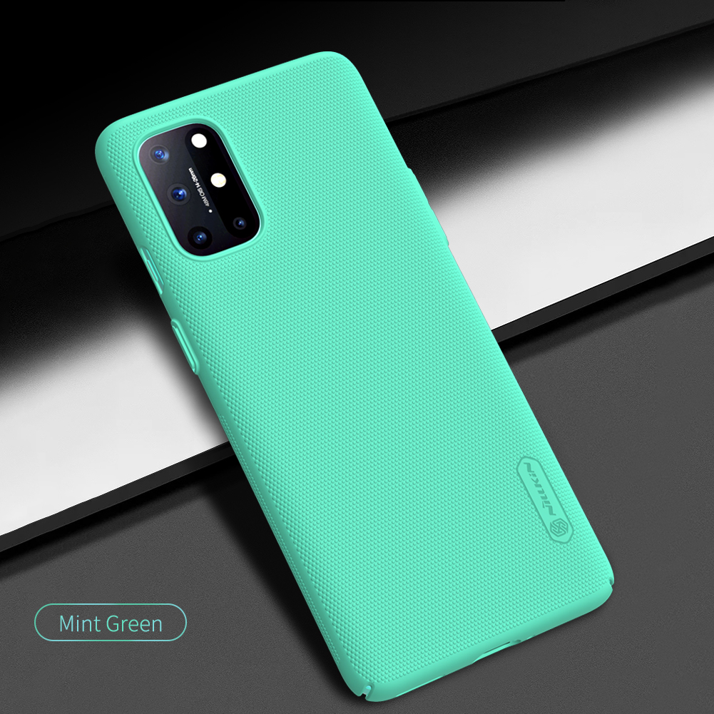 Nillkin Super Frosted Shield Protective PC Cover Pour Les Protections de Chute Anti-rayures OnePlus 8T - le Noir