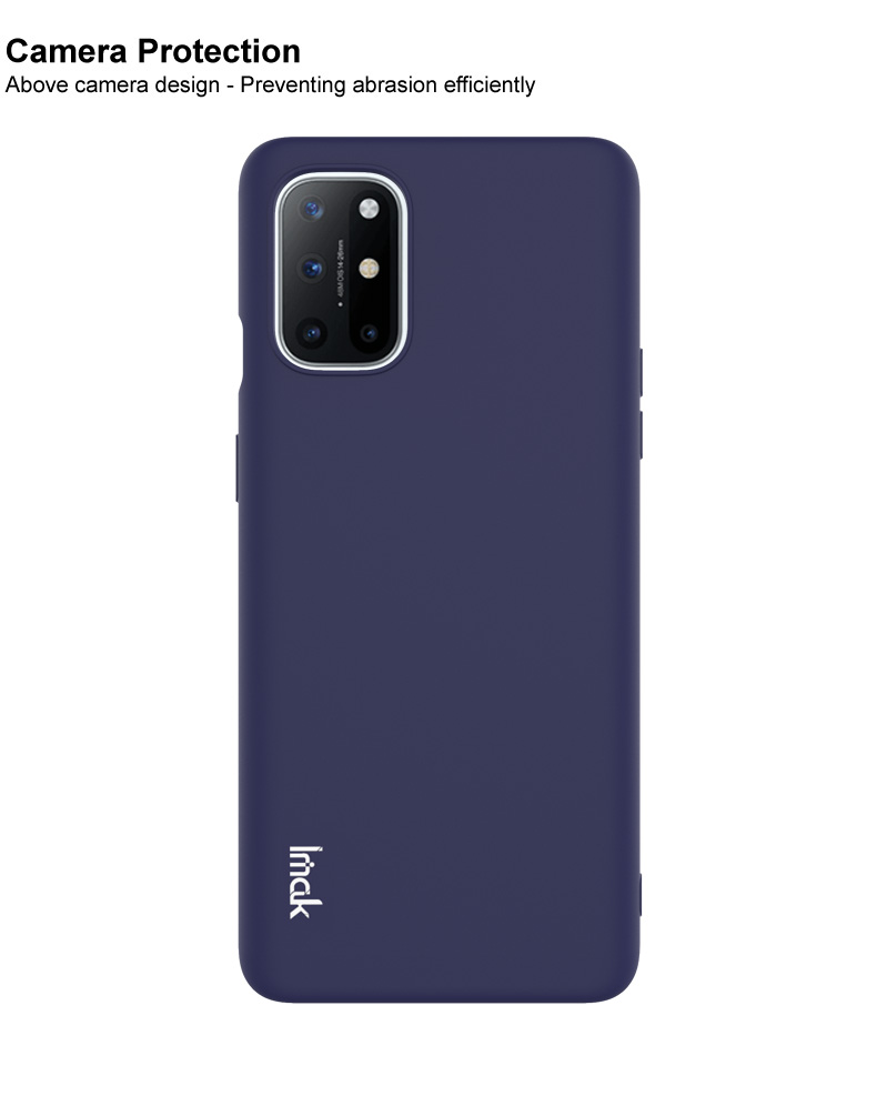 IMAK Colorido Case Macio Uc-2 Série de Peles Tpu Capa Para OnePlus 8T - Branco