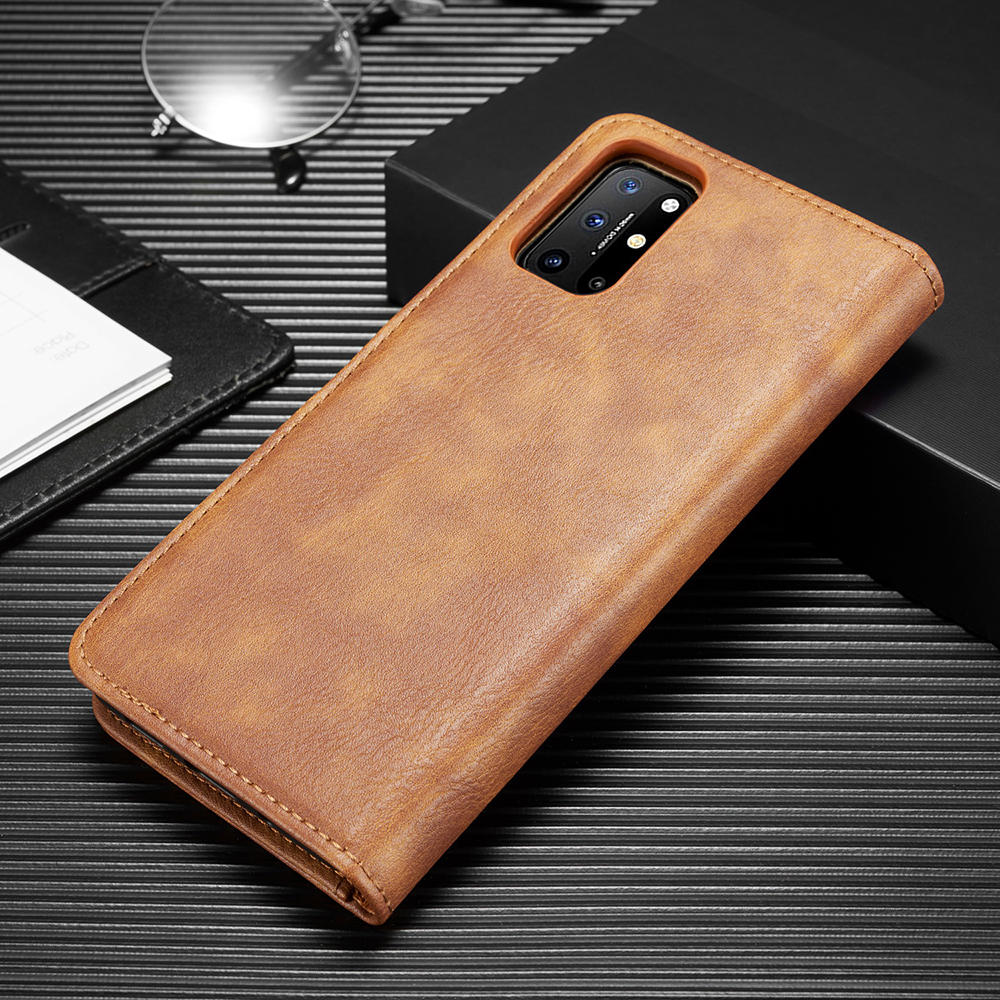 Dg. Portefeuille Ming Split Couverture En Cuir Détachable Cas Arrière 2-en-1 Pour Oneplus 8T - Noir