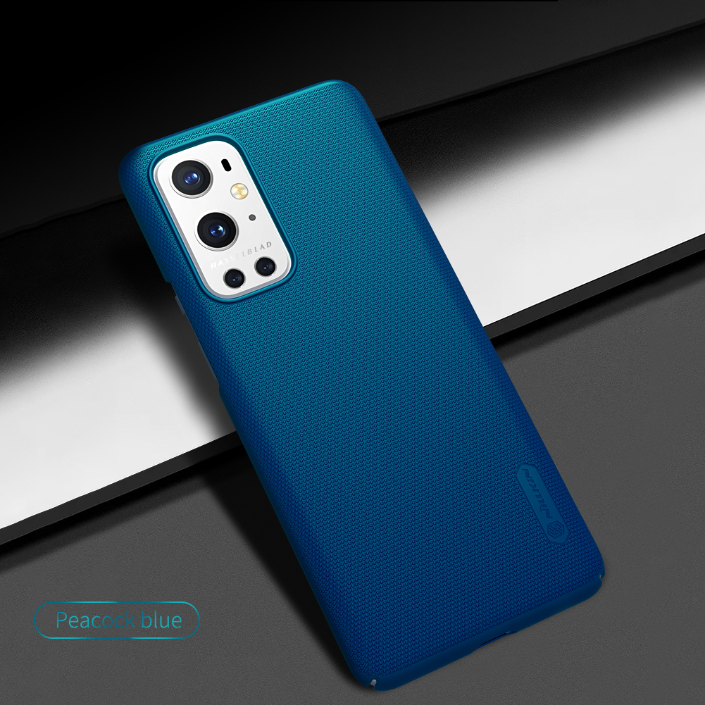 Nillkin Super Frosted Shield Series PC Téléphone PC Pour OnePlus 9 Pro - le Noir