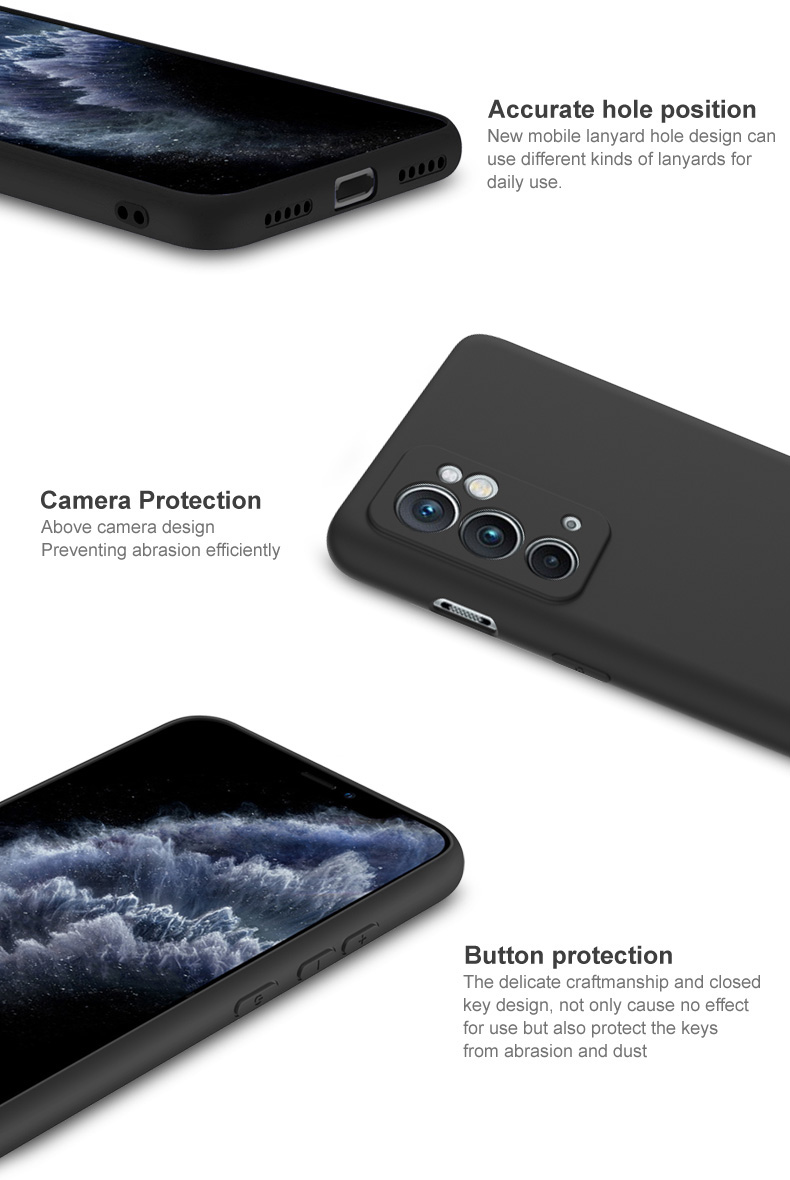 Serie UC-3 IMAK TPU Soft TPU Cover Matte Finitura Matte Telefono Custodia Per OnePlus 9RT 5G