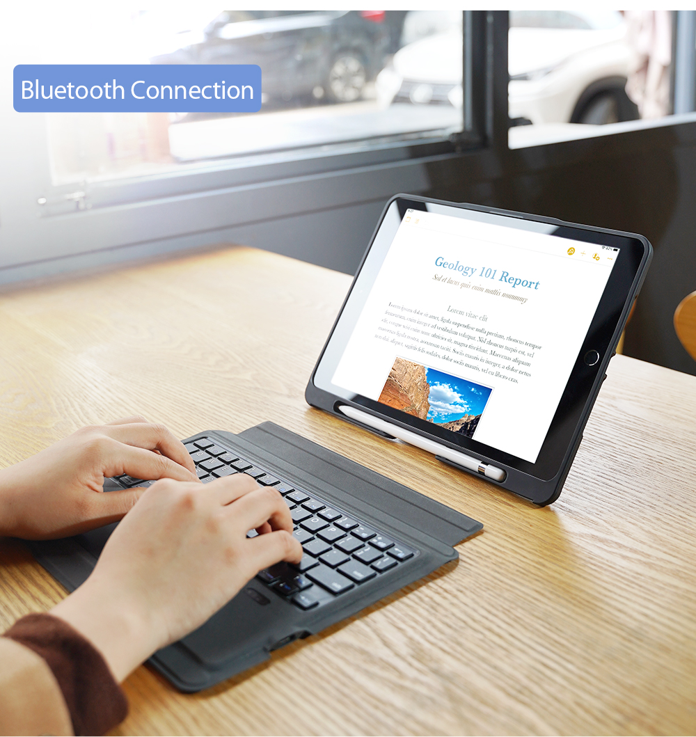 Dux Ducis Bluetooth-Tastaturschutzfall Für IPad 10.2 (2021)/(2020)/(2019)/Air 10.5 Zoll (2019)/Pro 10.5 Zoll (2017)