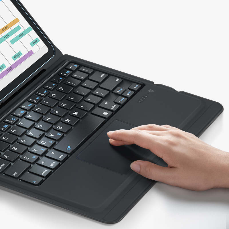 BENKS Multi-functional Bluetooth Keyboard Leather Cover with Touch Pad for iPad 10.2 (2020)/(2019)/iPad Pro 10.5-inch (2017)/iPad Air 10.5 inch (2019)-5