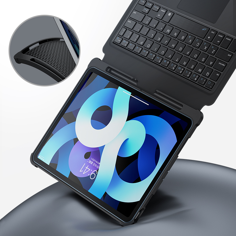 BENKS Multi-functional Bluetooth Keyboard Leather Cover with Touch Pad for iPad 10.2 (2020)/(2019)/iPad Pro 10.5-inch (2017)/iPad Air 10.5 inch (2019)-9