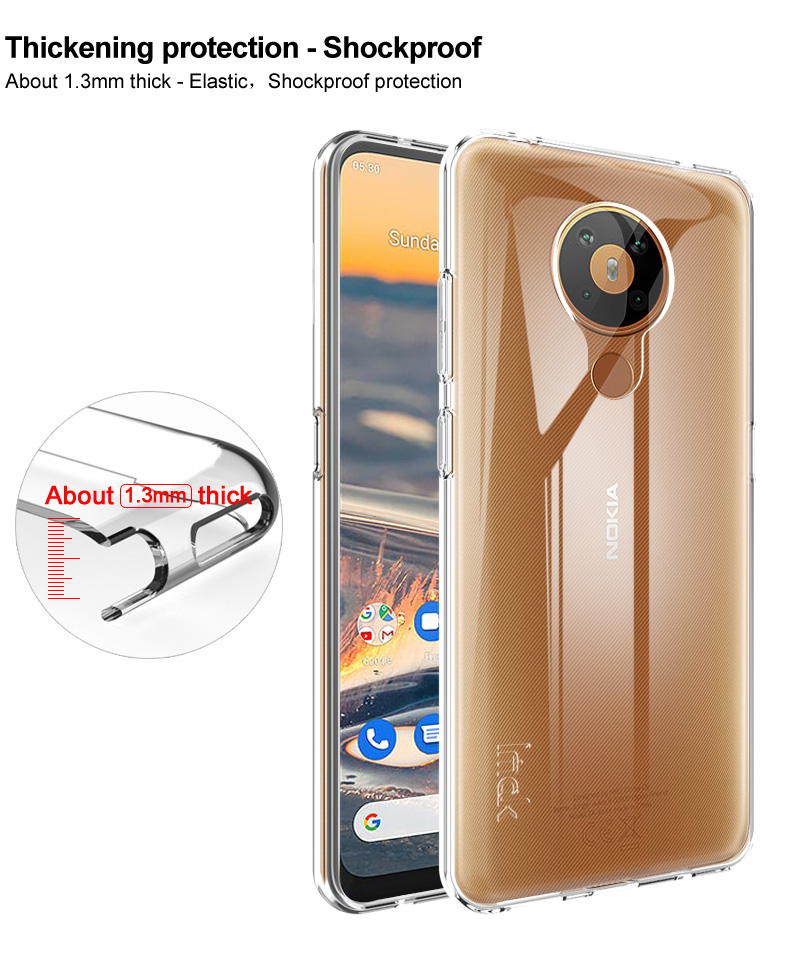 Imak UX-5 Series TPU Shell Case Para Nokia 5.3