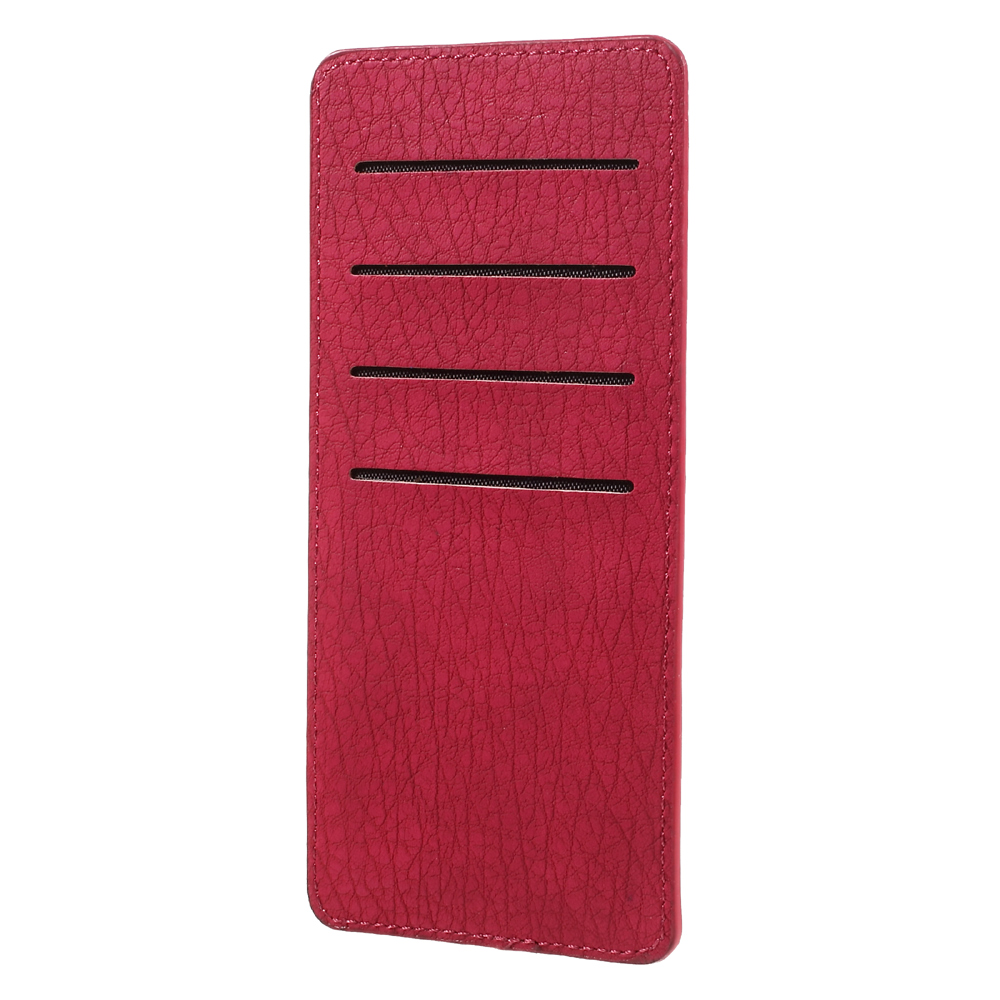 Universal PU Leather Pouch Cover Bag para Samsung A9/Sony XA Ultra Etc - vermelho-10