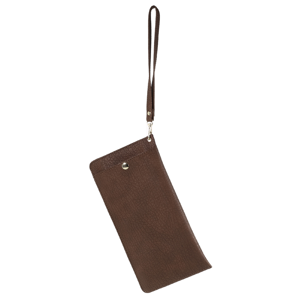 Universal PU Leather Pouch Handbag for Samsung A9/Sony XA Ultra Etc - Brown-11