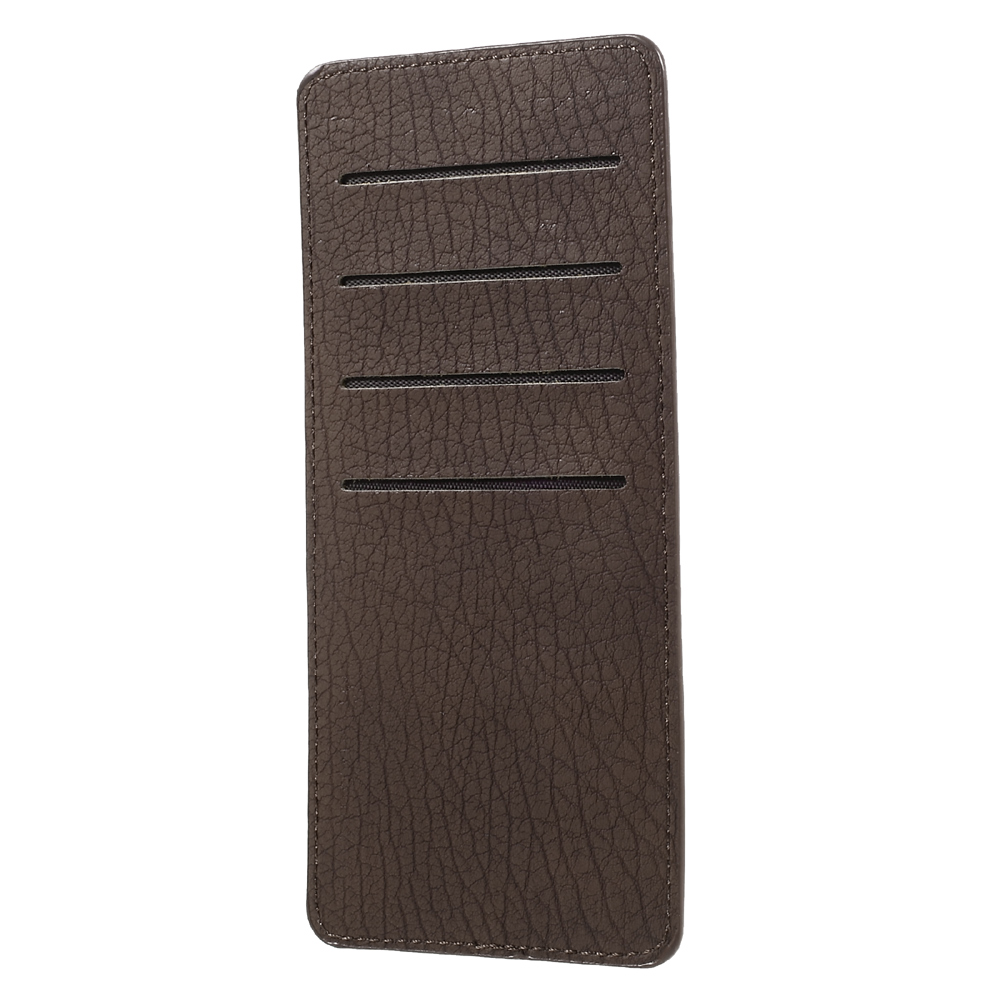 Universal PU Leather Pouch Handbag for Samsung A9/Sony XA Ultra Etc - Brown-7