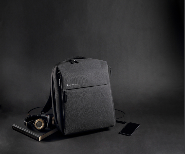 XIAOMI Minimalista Bolsa de hombro de moda portátil Tablet Mochila - oscuro gris-1